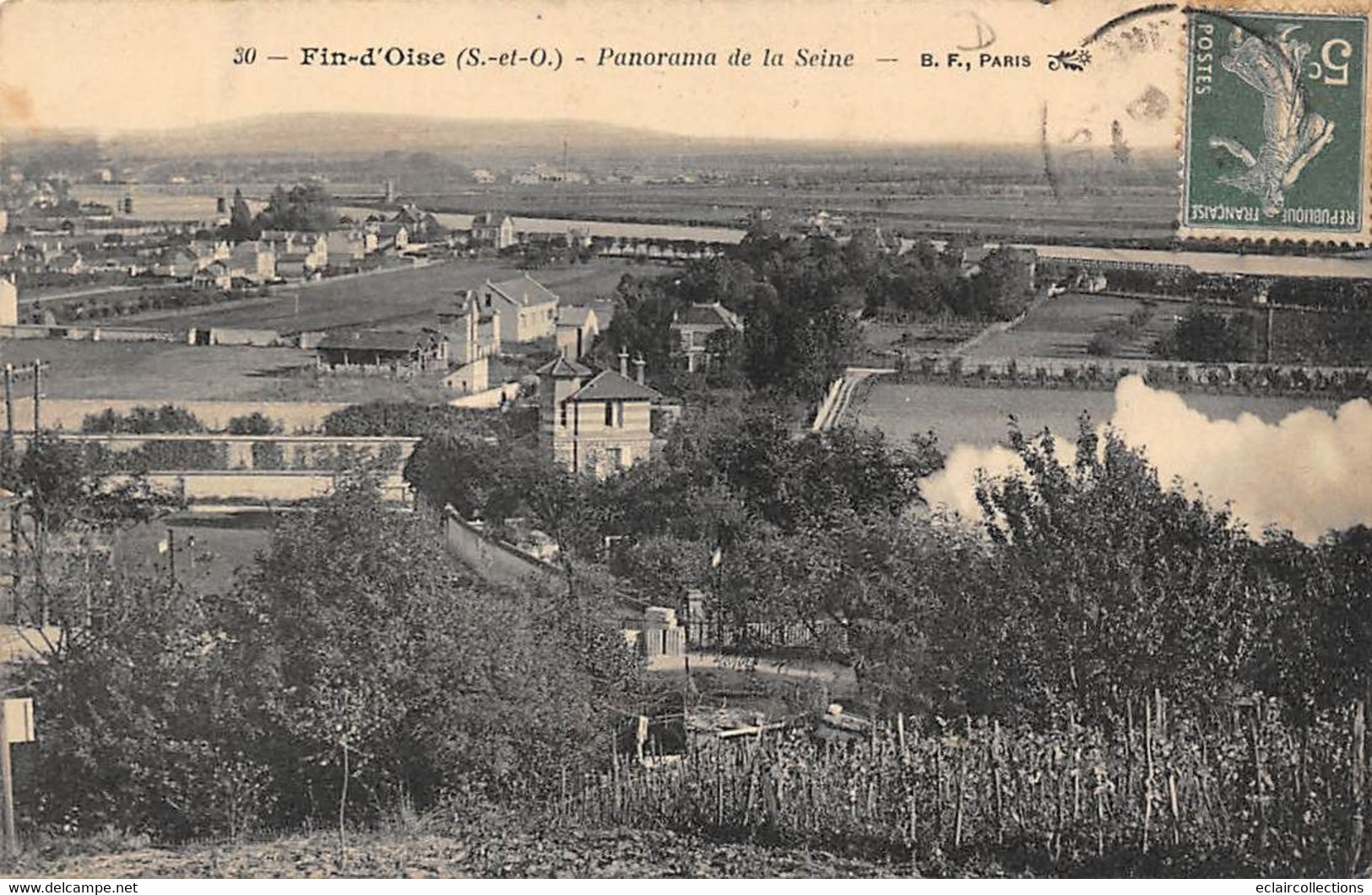 Conflans-Sainte-Honorine . Fin D'Oise      78     Panorama De La Seine          (voir Scan) - Conflans Saint Honorine