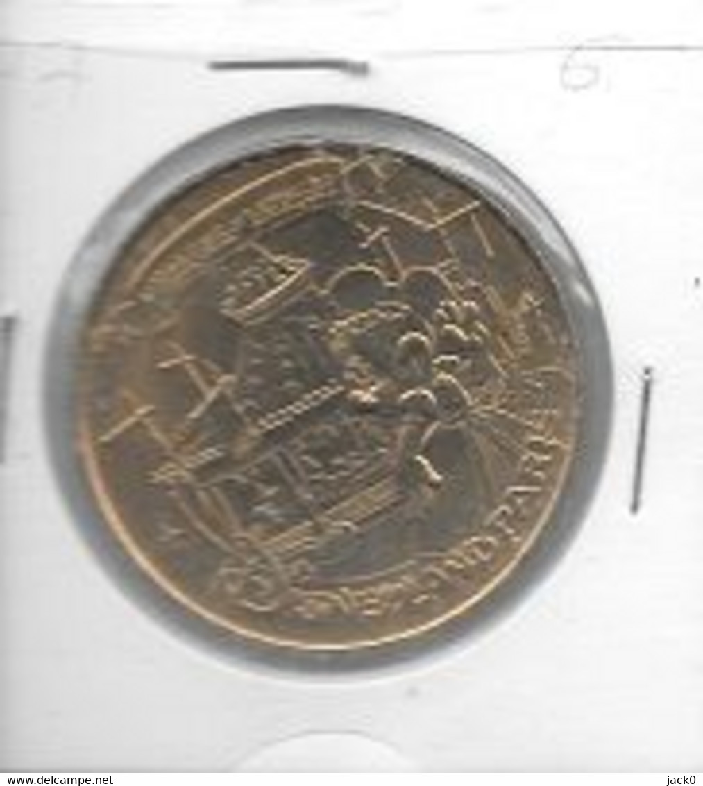 Médaille  Touristique  Monnaie  De  Paris  2014, Disneyland  PARIS, Le  CARROUSSEL  De  LANCELOT ( 77 ) - 2014