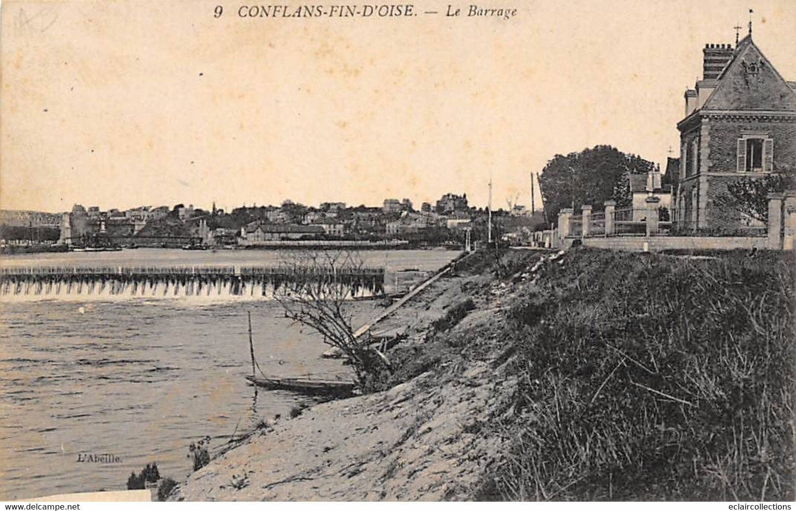 Conflans-Sainte-Honorine . Fin D'Oise      78      Le Barrage     (voir Scan) - Conflans Saint Honorine