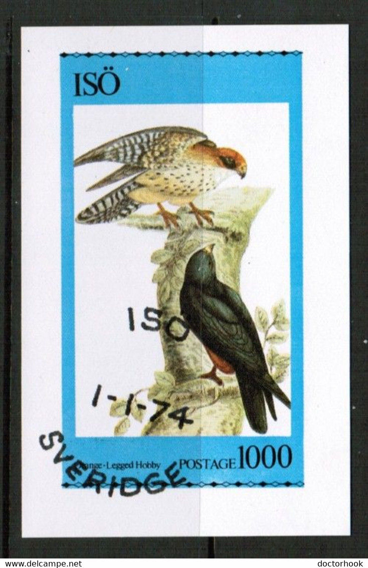 SWEDEN---ISO ISLAND  1974 (Birds) LOCAL VF USED (Stamp Scan #740) - Local Post Stamps