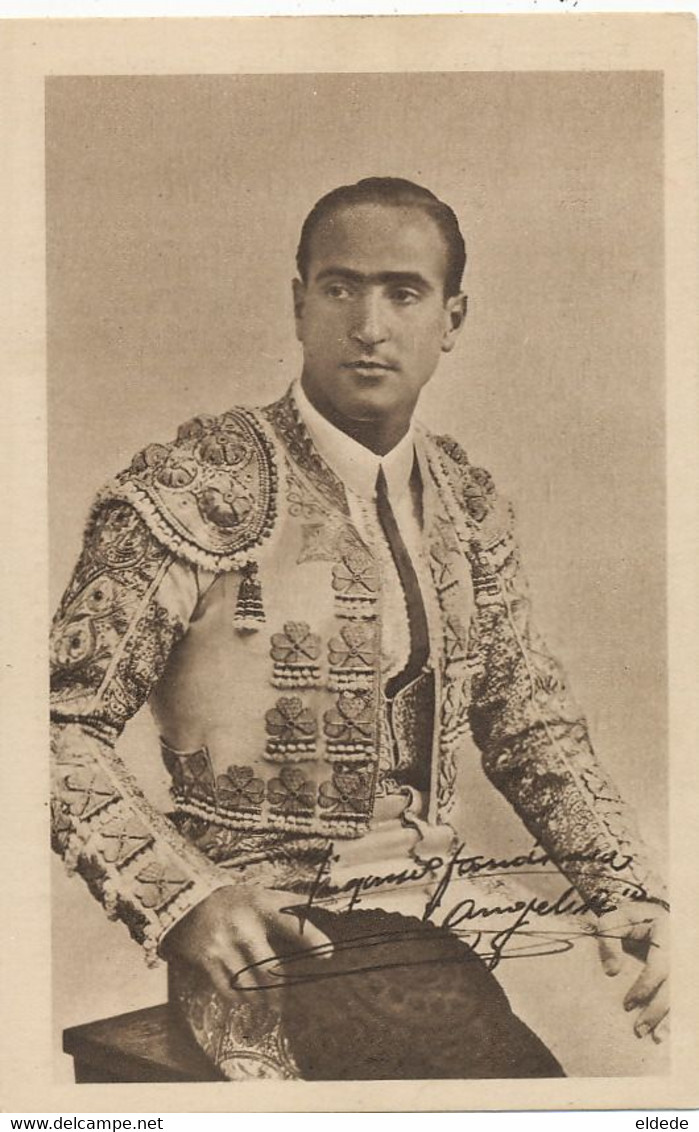 Torero Eugenio Fernandez Sanchez " Angelete " Nacido En Banos De Montemayor Caceres - Autres & Non Classés