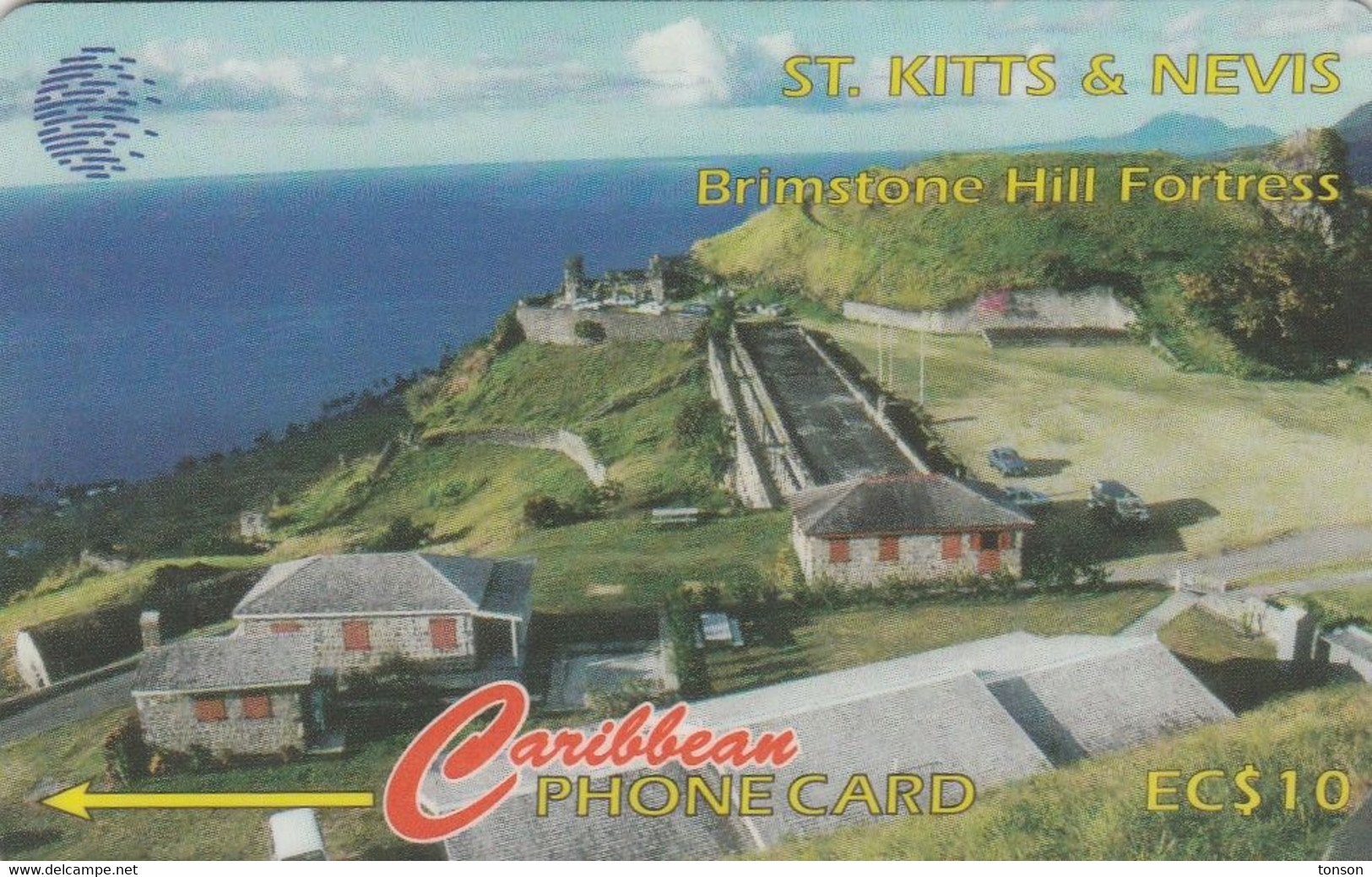 St. Kitts & Nevis, 55CSKA, Brimstone Hill Fortress, 2 Scans. - Saint Kitts & Nevis