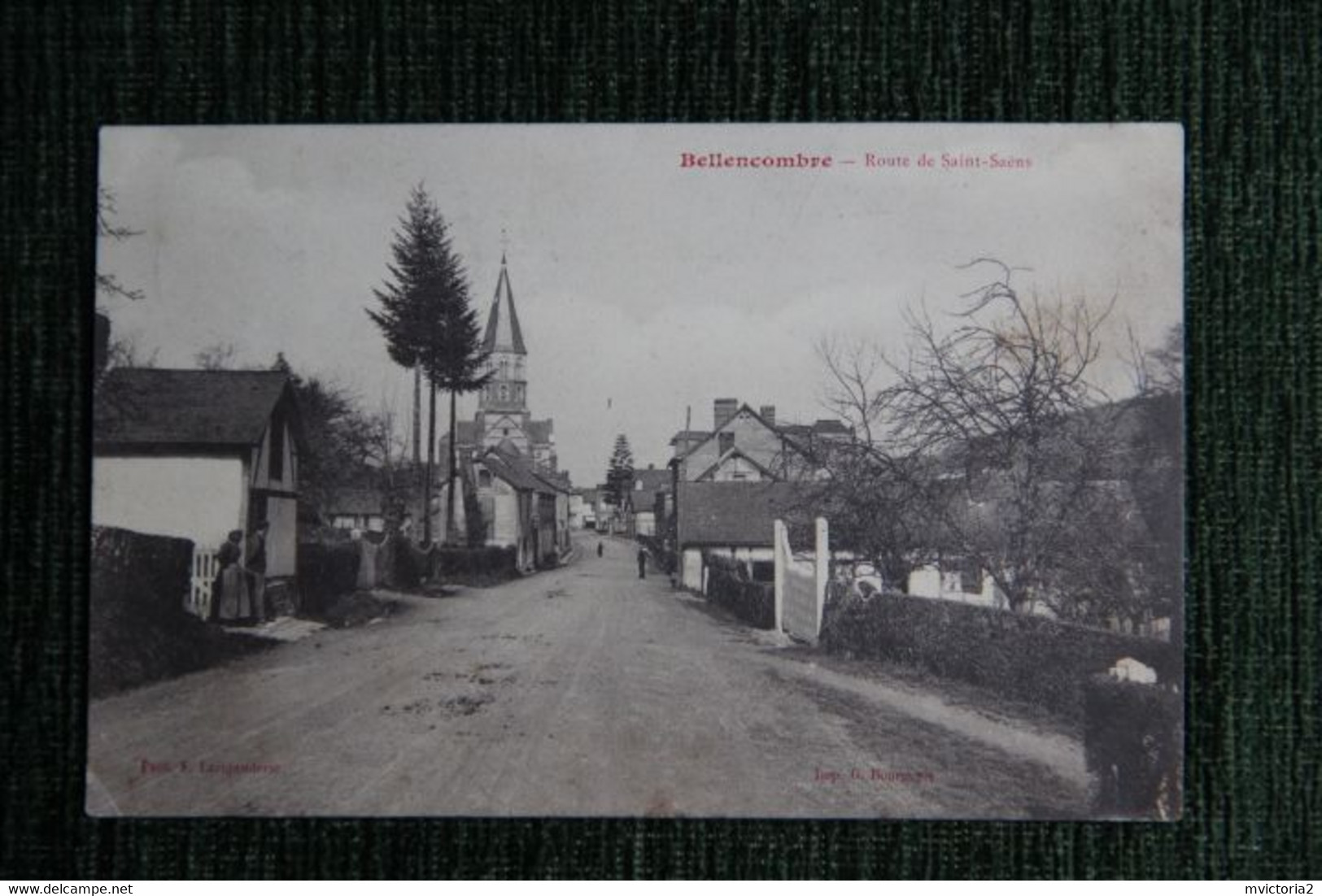 BELLENCOMBRE - Route De SAINT SAENS. - Bellencombre