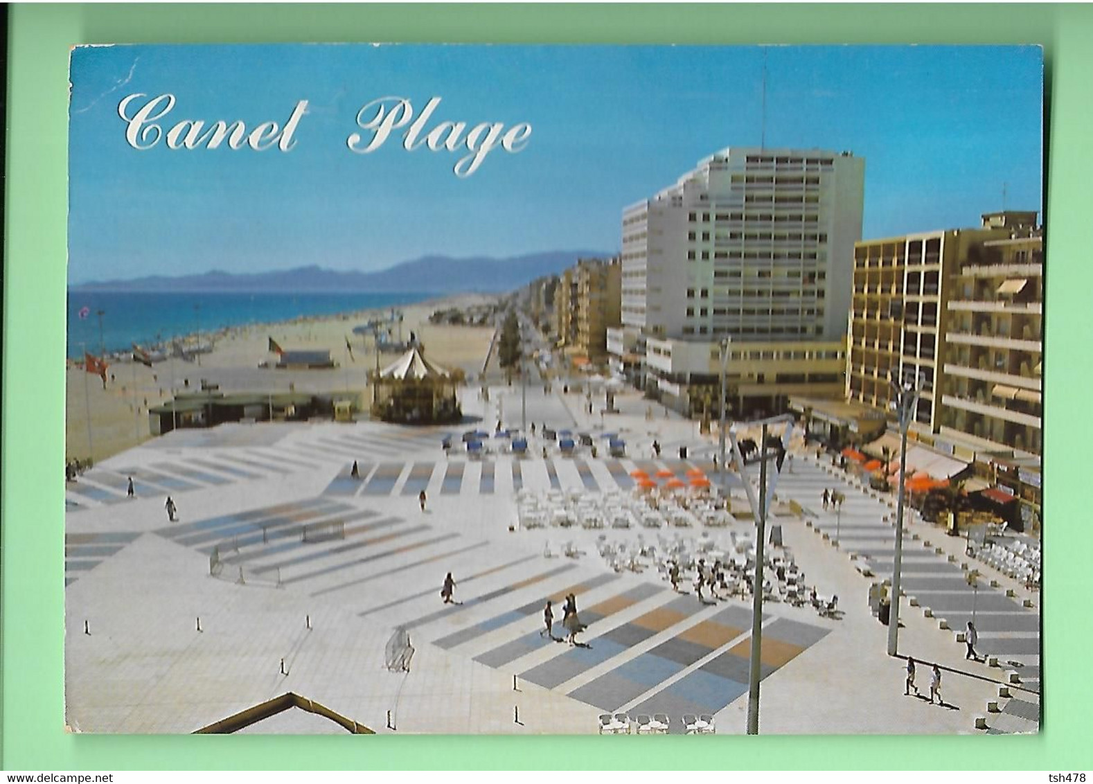 66-----CANET SAINT-NAZAIRE EN ROUSSILLON--la Place De La Méditerranée--voir 2 Scans - Canet En Roussillon