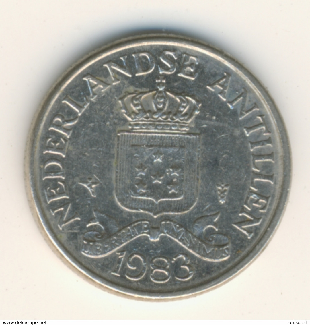 NETHERLAND ANTILLAS 1983: 25 Cent, KM 11 - Antilles Néerlandaises