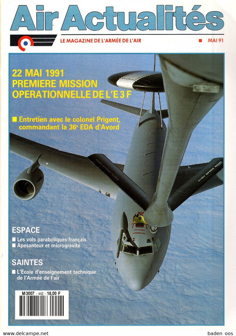 Air Actualités  442 05/1991 - Moyen Orient 43 Jours De Guerre Aérienne - Une Base Aérienne - CIET - PAF91 - Autres & Non Classés