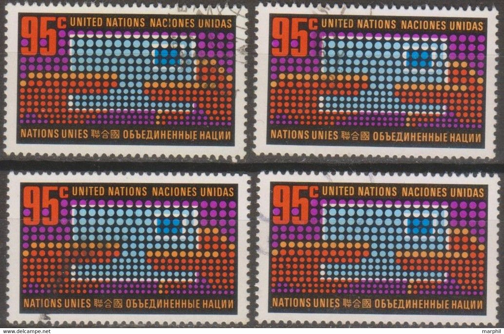 NAZIONI UNITE 1972 MiN°242 4v (o) Vedere Scansione - Used Stamps