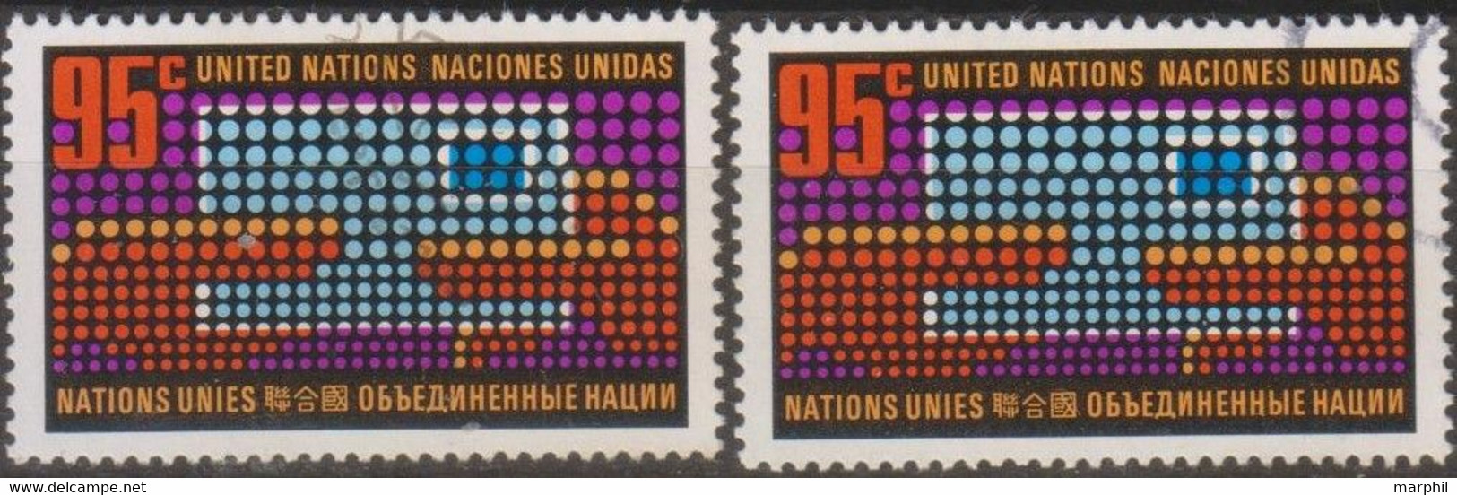 NAZIONI UNITE 1972 MiN°242 2v (o) Vedere Scansione - Used Stamps