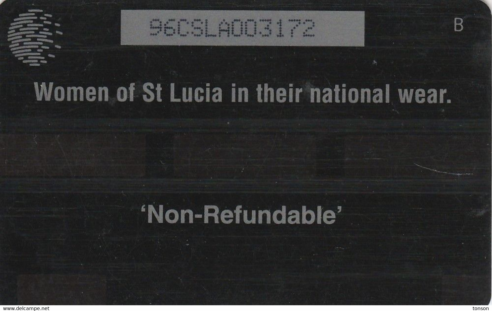 Saint Lucia, STL-121A, Women In National Dress, 121CSLA, 2 Scans. - Sainte Lucie