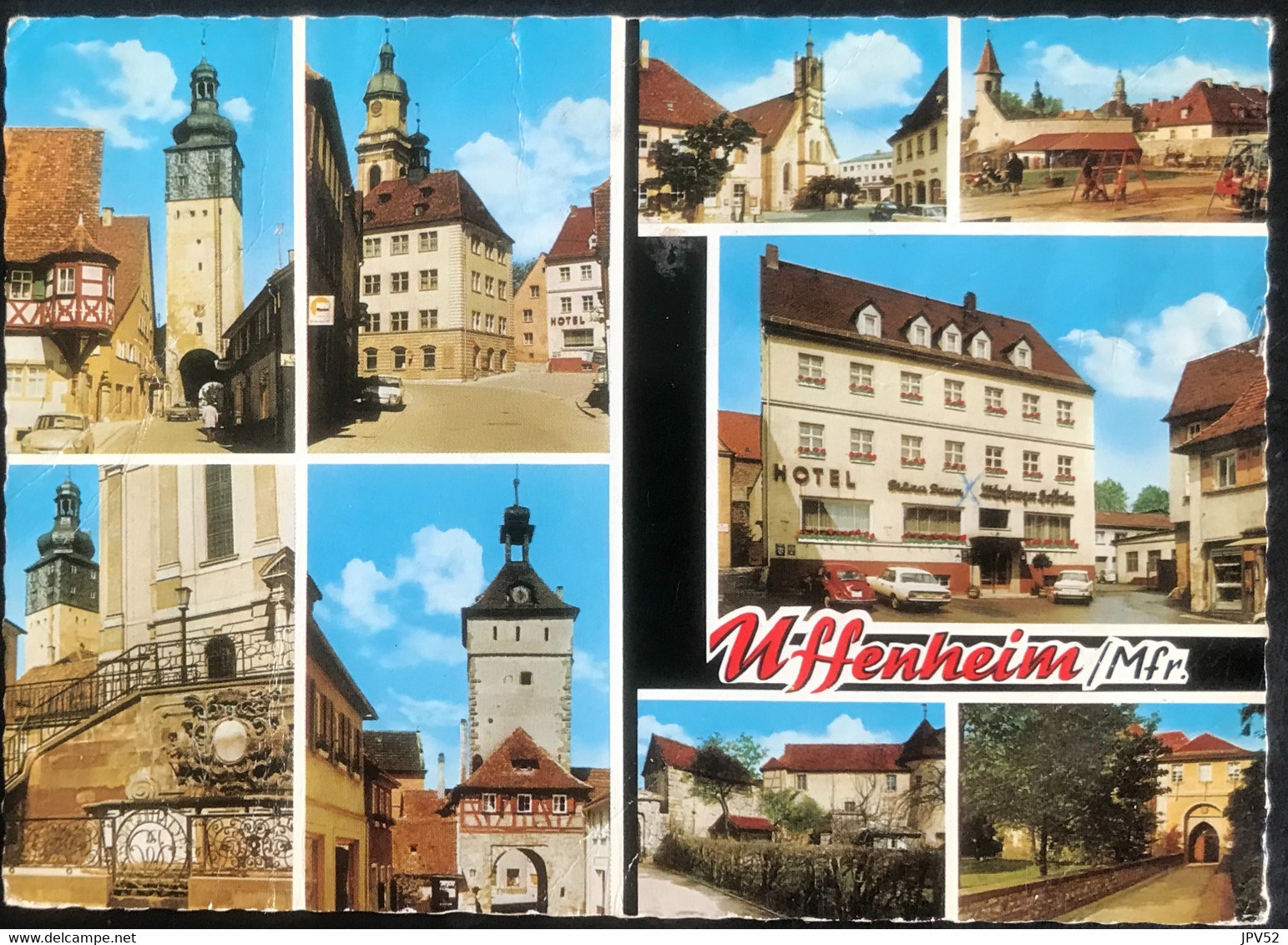 (3584) Deutschland - Bad Windsheim - Uffenheim - Motel ' Grüner Baum' - Marktplatz - Bad Windsheim