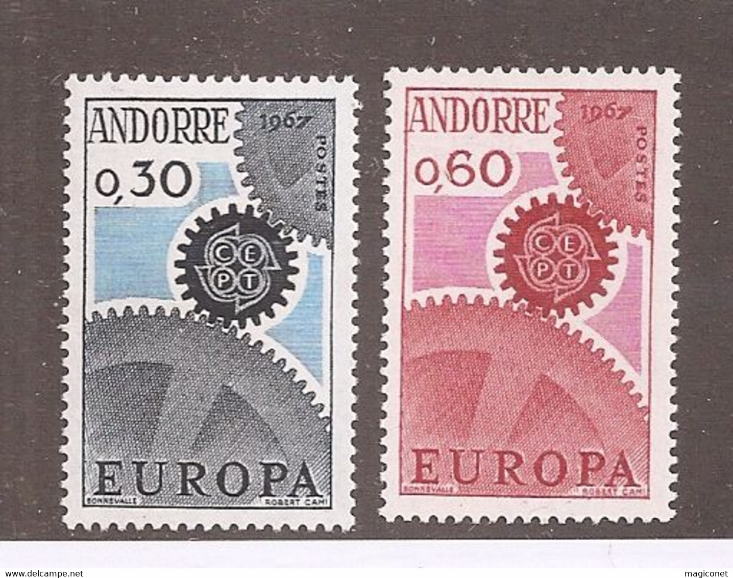 Andorre Français -  Y&T N°179/180** - Europa 1967 - Sonstige & Ohne Zuordnung