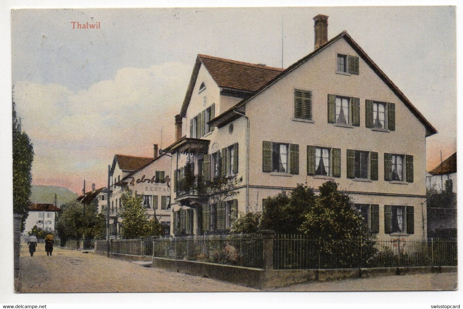 THALWIL Restaurant Rebstock Gel. 1910 N. Winterthur - Thalwil