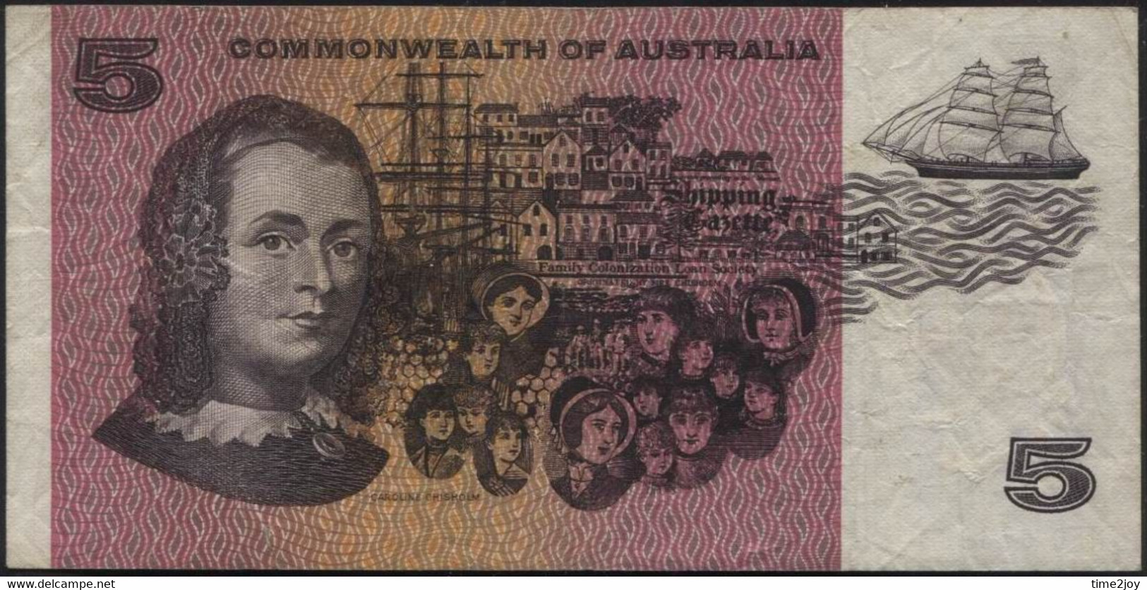 Australia : Commonwealth Australia $ 5 Banknote - Landeswährung