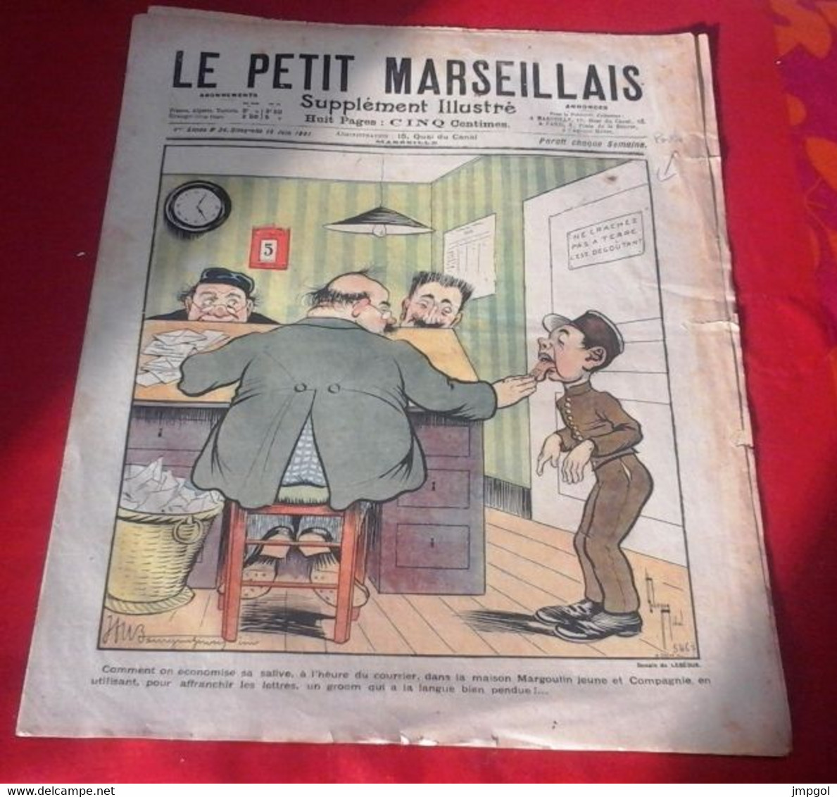 Le Petit Marseillais Supplément Illustré  N°24 Juin 1901 Dessin Lebeque - Le Petit Marseillais