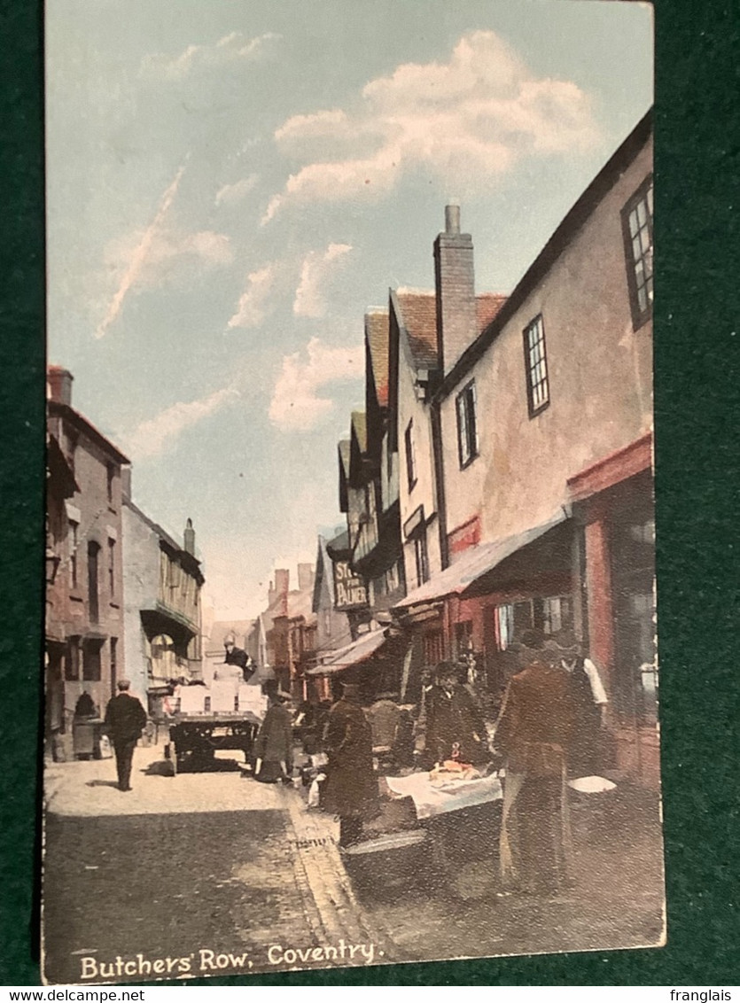 Butchers Row, Coventry, Circa 1900 - Coventry