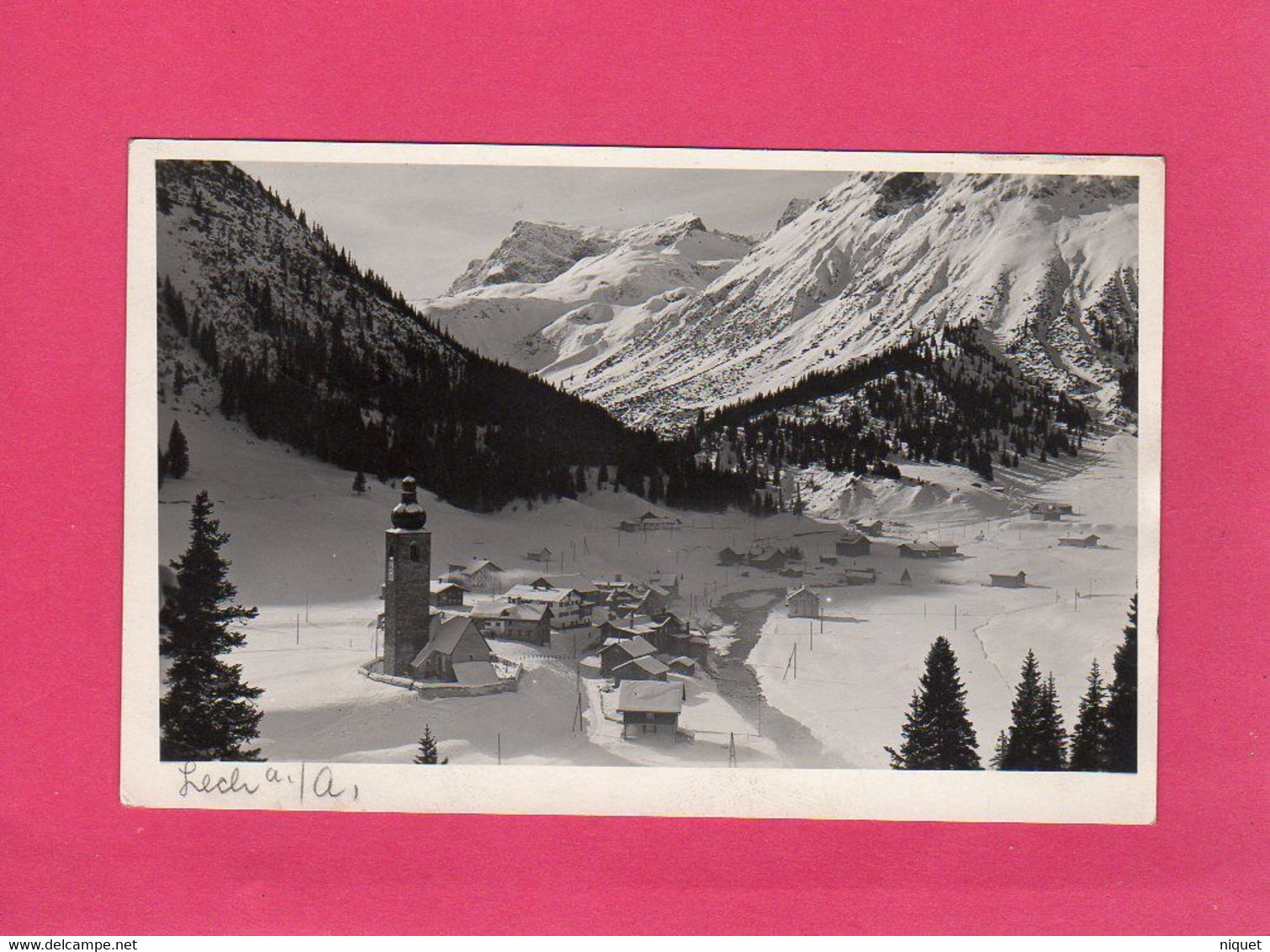AUTRICHE, LECH, Vorarlberg, Sous La Neige, 1935, () - Lech