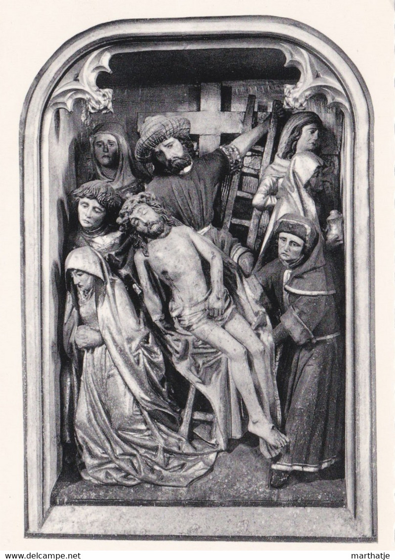 Alsemberg-O.L. Vrouwkerk-c. 1400-Stenen Groep Van Gotisch Doksaal - 1485 - Groupe En Pierre De Jubé Gothique - Beersel