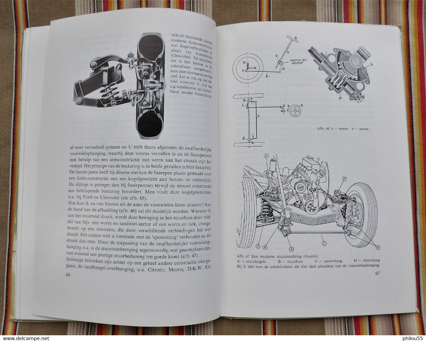 Livre DE AUTO EN ZIJN BAAS 3eme Edition 1955 A. W. GANZEVOORT