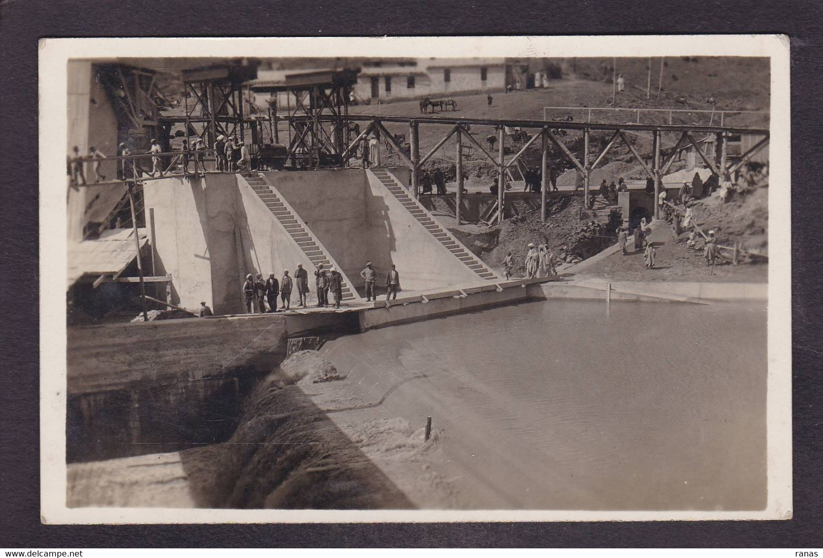 CPA Photo à Identifier Pont Barrage ? - Te Identificeren