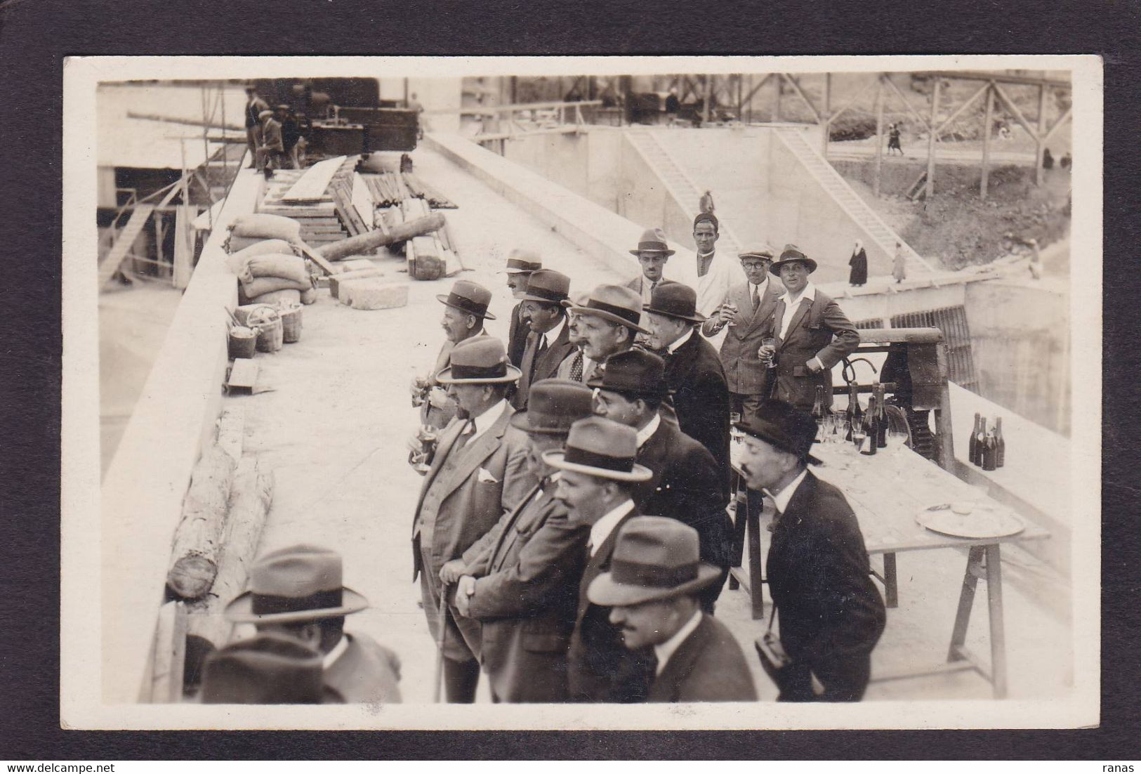 CPA Photo à Identifier Pont Barrage ? - Zu Identifizieren