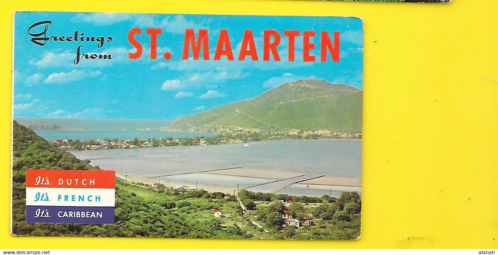 St MAARTEN Greetings Antilles Néerlandaises - Sint-Marteen