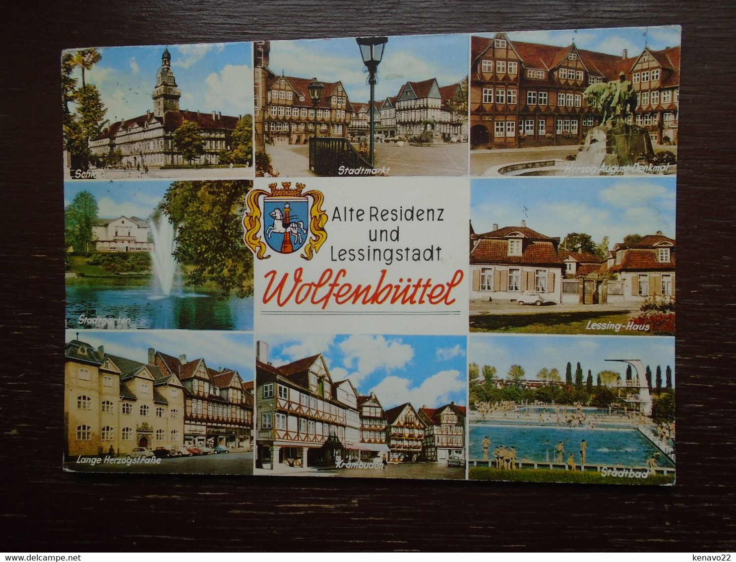 Allemagne , Wolfenbüttel , Alte Residenz Und Lessingstadt "" Beaux Timbre Et Cachet "" - Wolfenbuettel