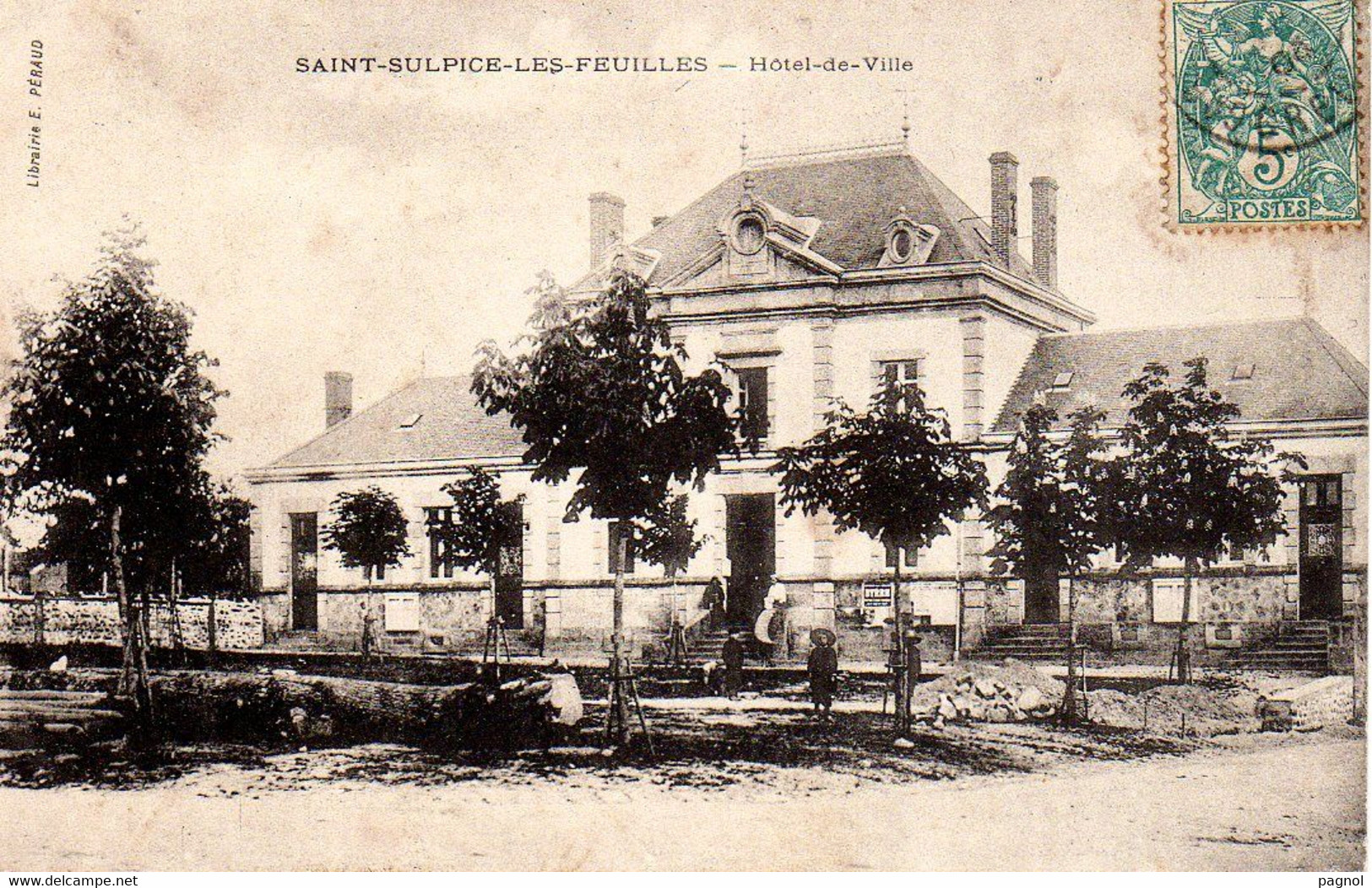 87 : Saint-Sulpice-les-Feuilles : Hôtel-de-Ville - Saint Sulpice Les Feuilles