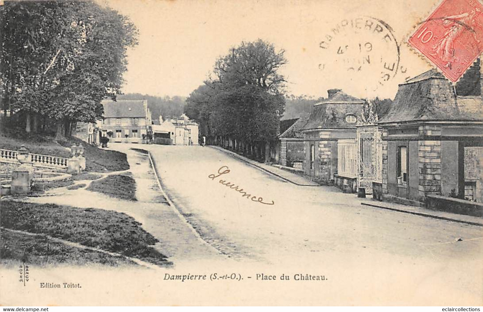 Dampierre-en-Yvelines         78         Place Du Château        (voir Scan) - Dampierre En Yvelines