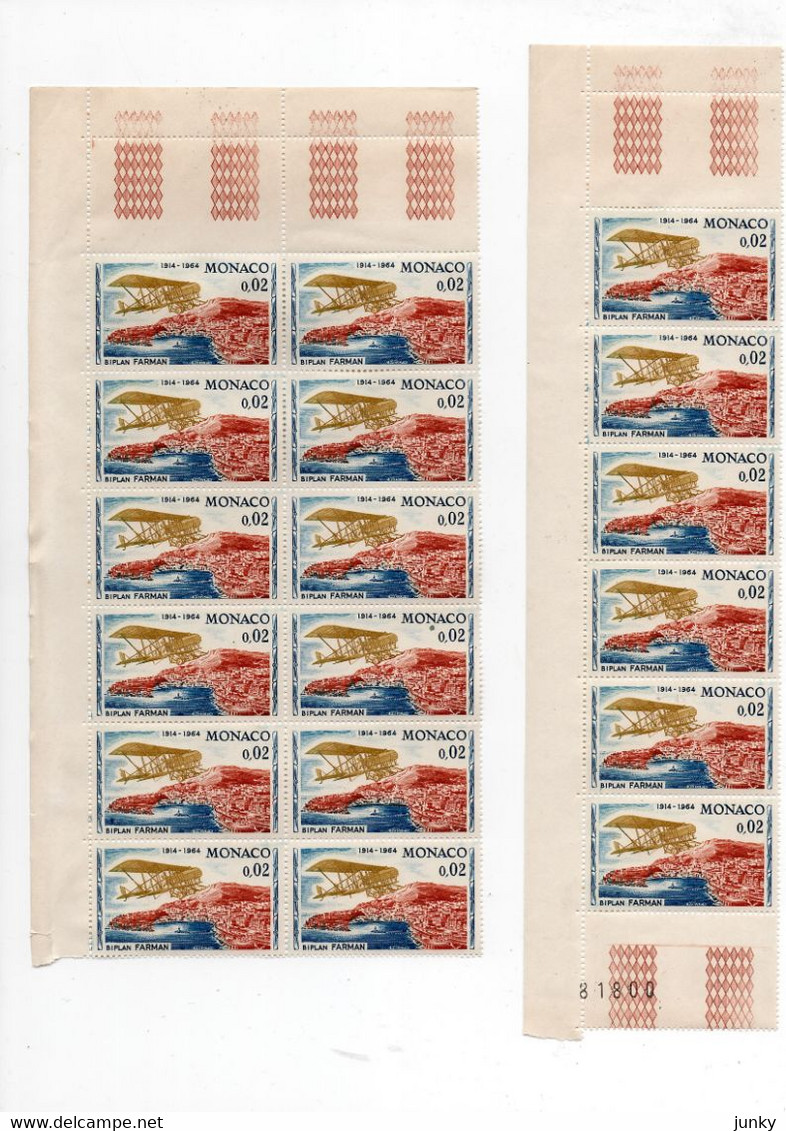 Lot De Timbres En Bandes Monaco à Trier - Collections, Lots & Séries