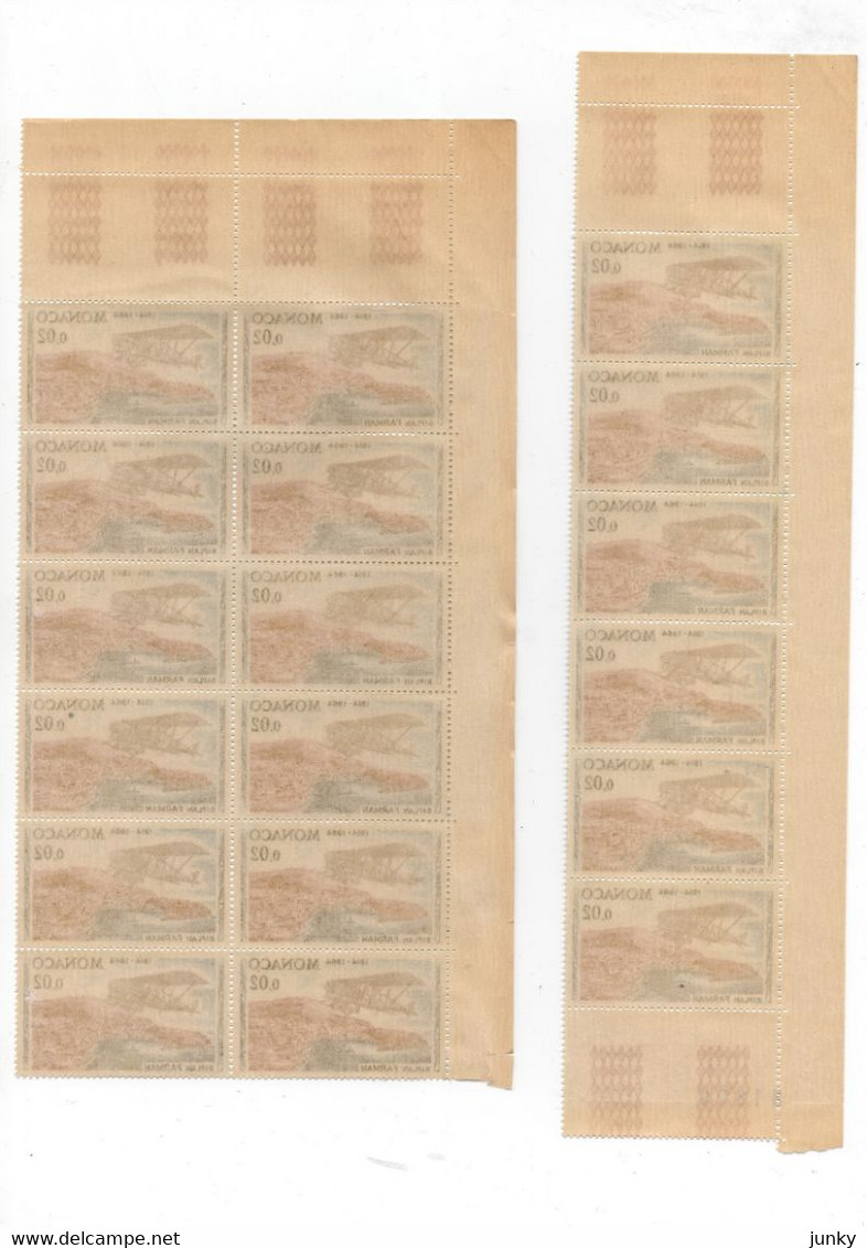 Lot De Timbres En Bandes Monaco à Trier - Collections, Lots & Séries