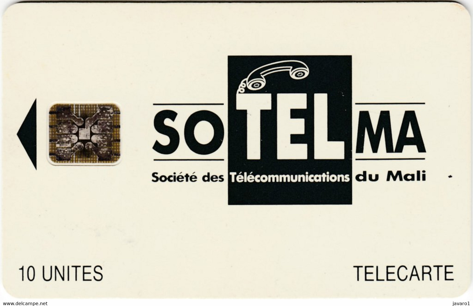 MALI : 12 10 U SI-5 Black  ISO USED C3C043281 - Mali