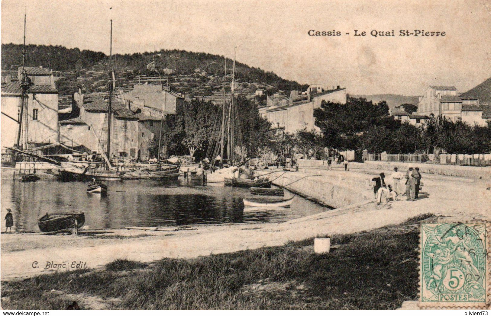 13 - CPA - Cassis - Le Quai St Pierre - Belle Carte A VOIR - Cassis