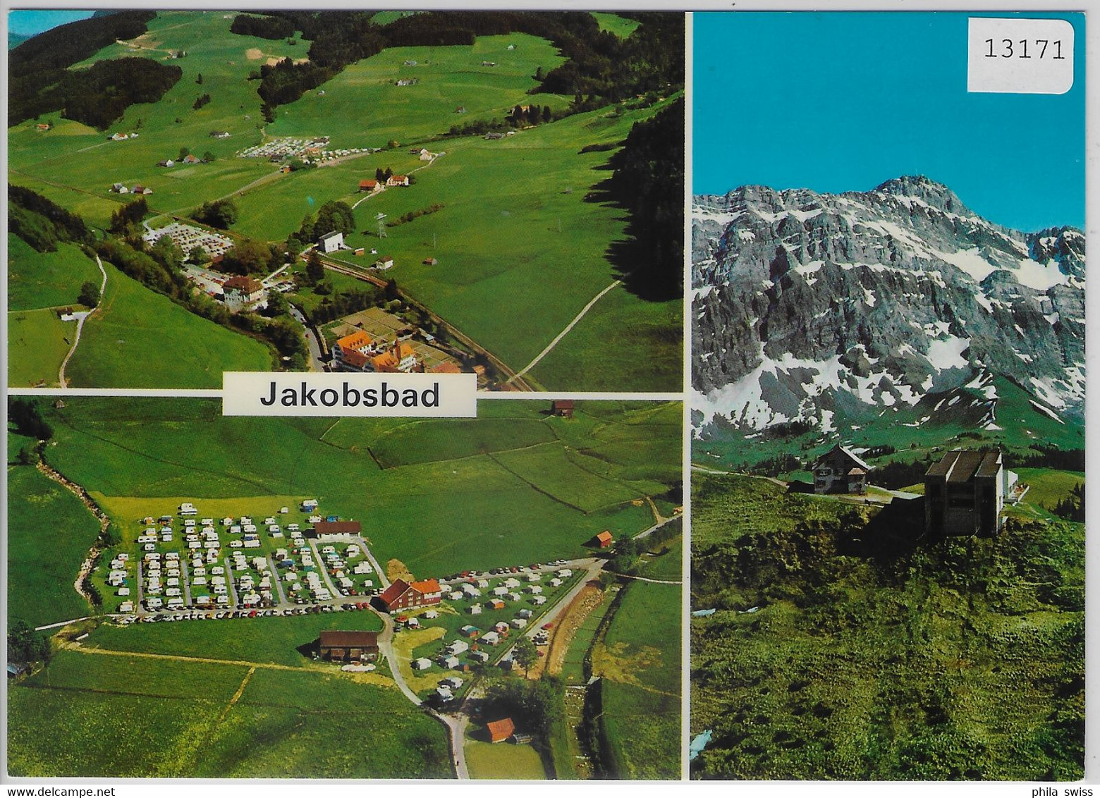 Flugaufnahme Jakobsbad AI Camping Anker - Kronberg Mit Säntis - Kronberg