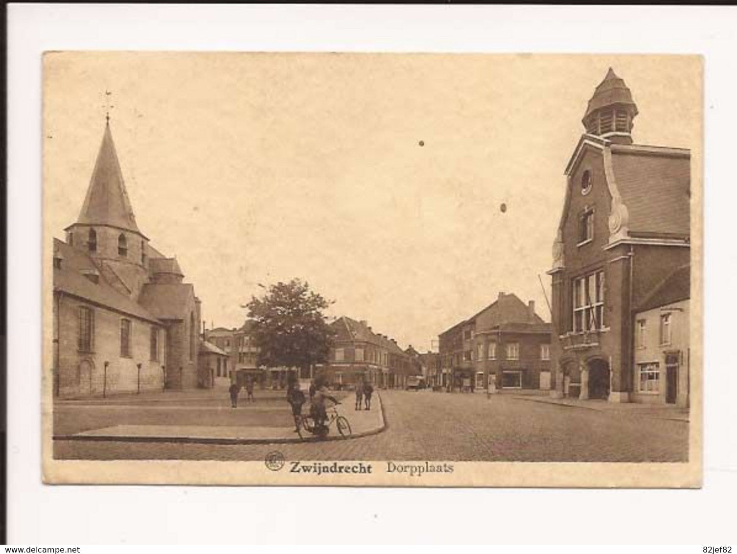 Zwijndrecht : Dorpplaats  1939 - Zwijndrecht