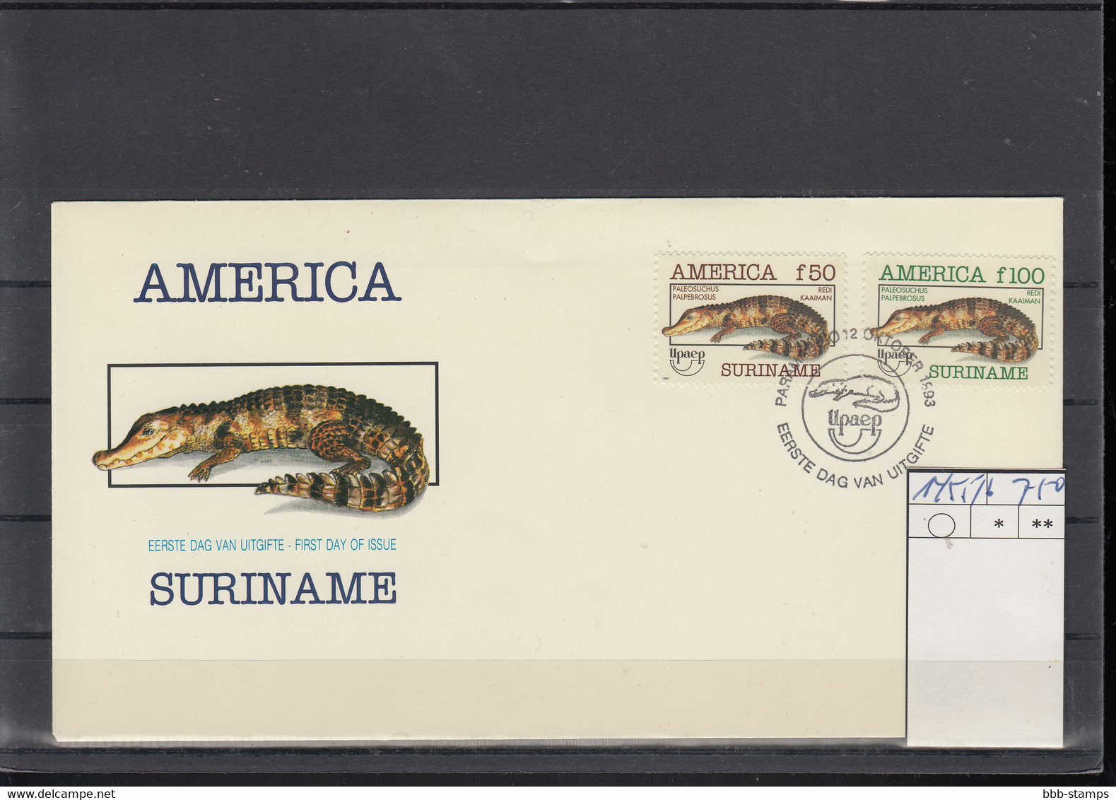 Surinam Michel Cat.No. FDC 1455/1456 - Surinam