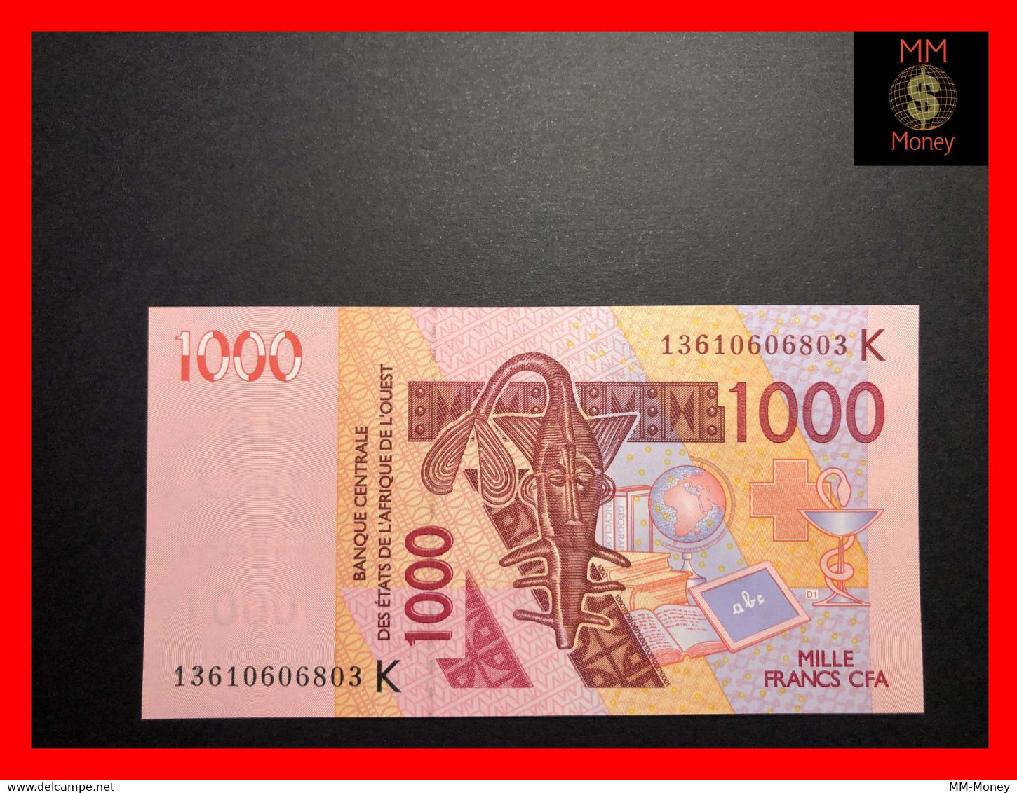 Senegal  1.000  1000  Francs  2013  WAS    P. 715 K  UNC - Sénégal