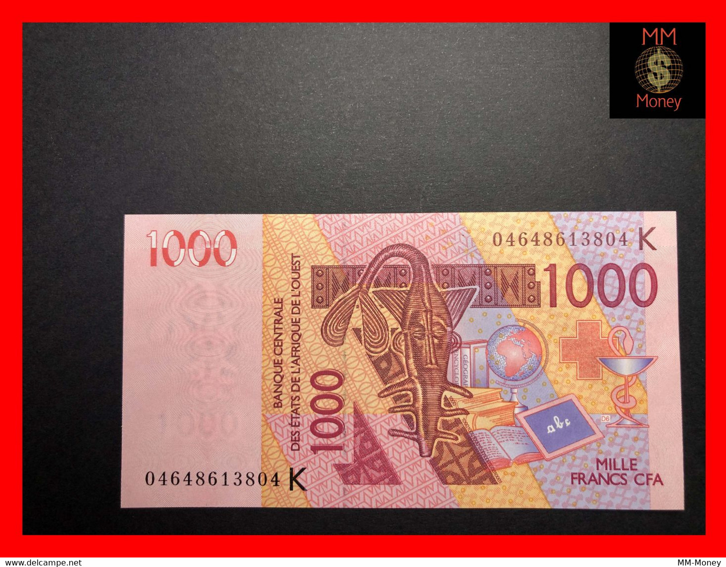 Senegal  1.000  1000  Francs  2004  WAS    P. 715 K  UNC - Senegal