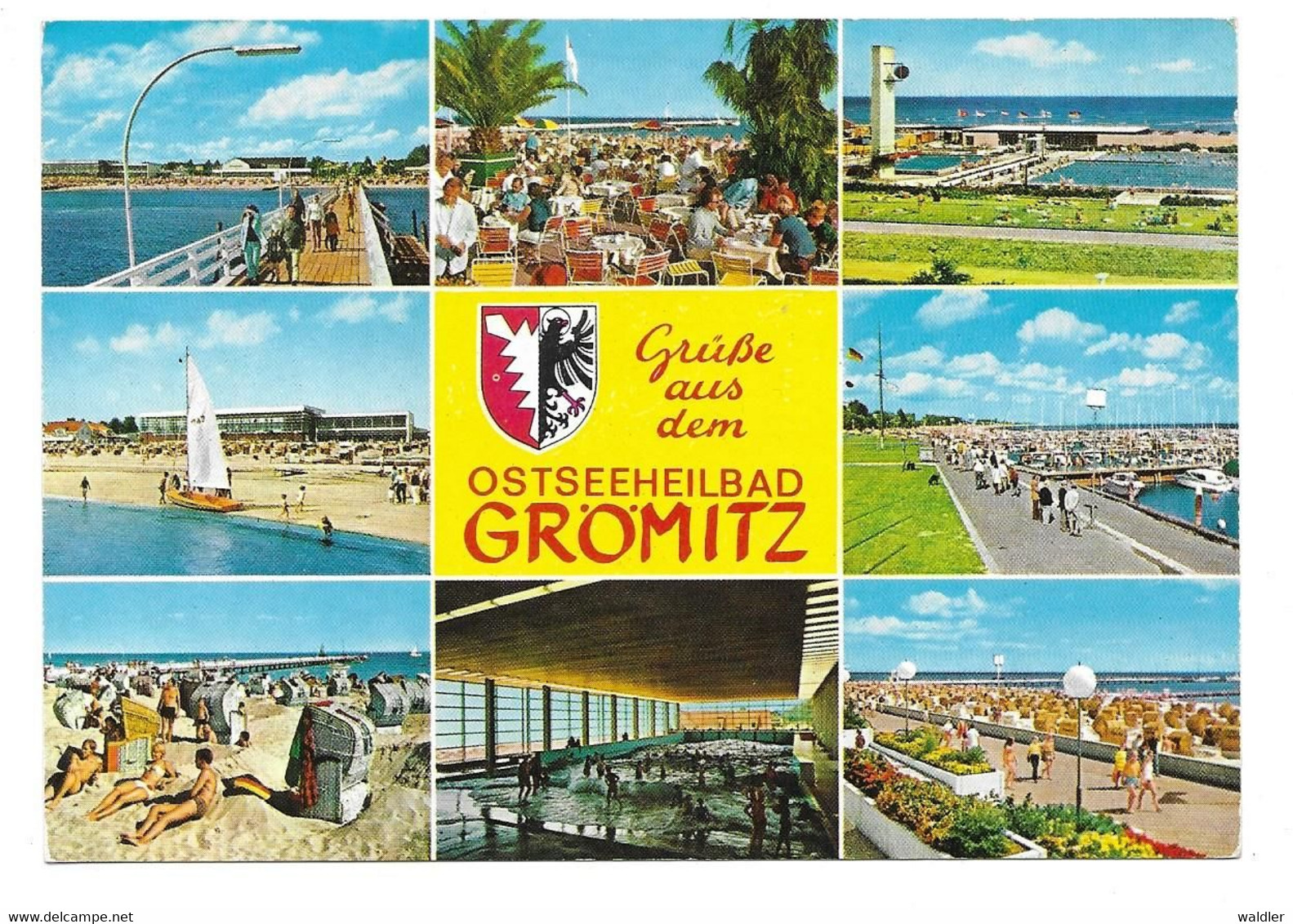 2433  OSTSEEHEILBAD  GRÖMITZ, MEHRBILD  1970 - Groemitz