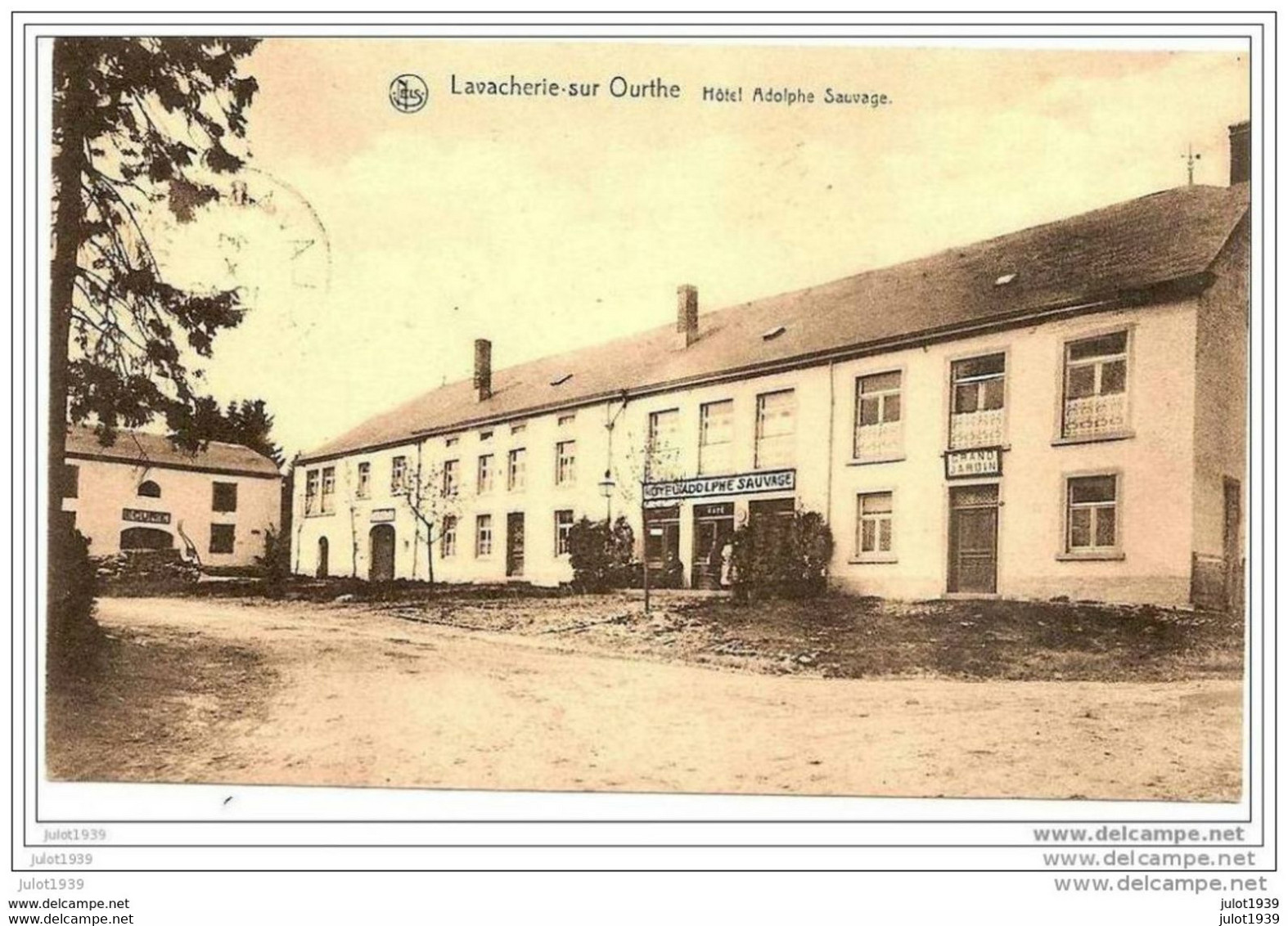 LAVACHERIE ..-- Hôtel Adolphe Sauvage . 1923 Vers SAINT - GERARD ( Melle Germaine PARMENTIER ) . Voir - Sainte-Ode
