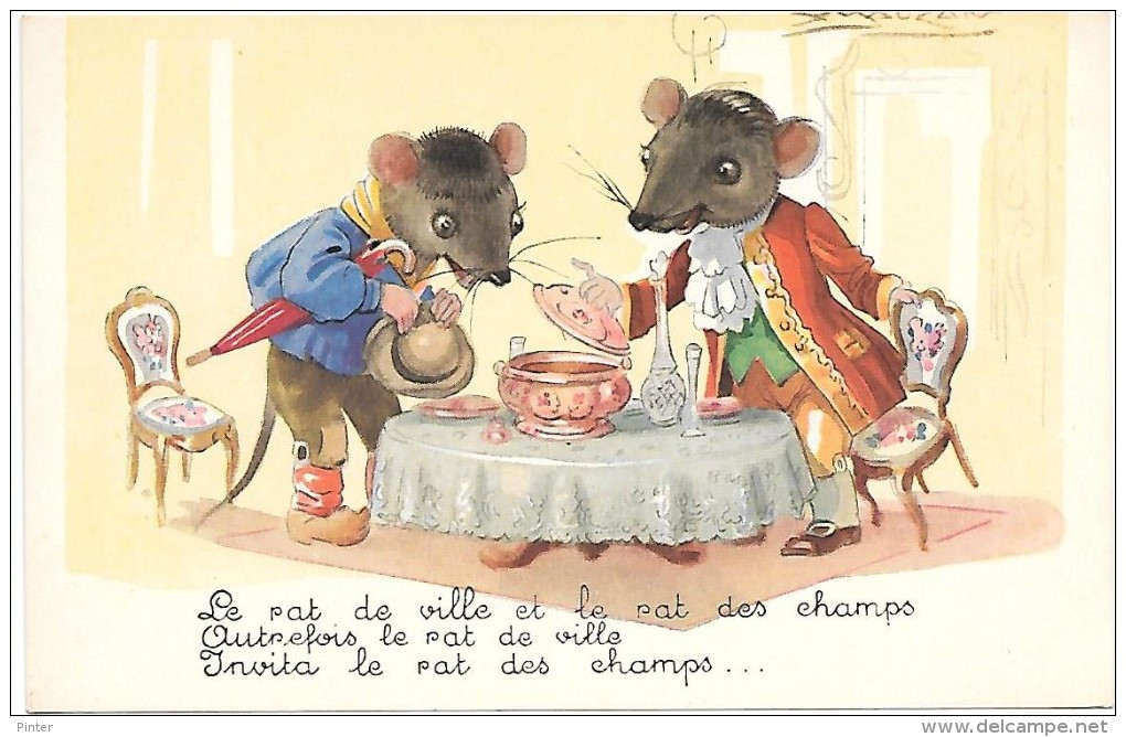 Le Rat De Ville Et Le Rat Des Champs - Illustrateur MAUZAN - Mauzan, L.A.