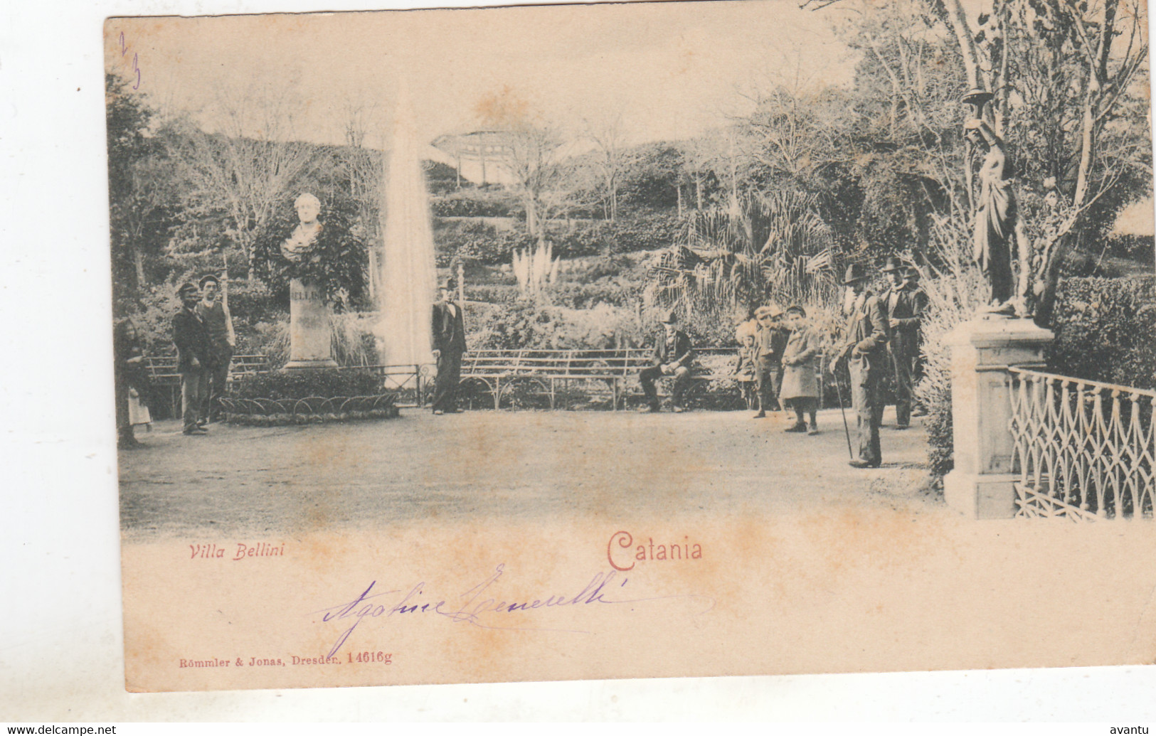 CATANIA / VILLA BELLINI  1902 - Catania