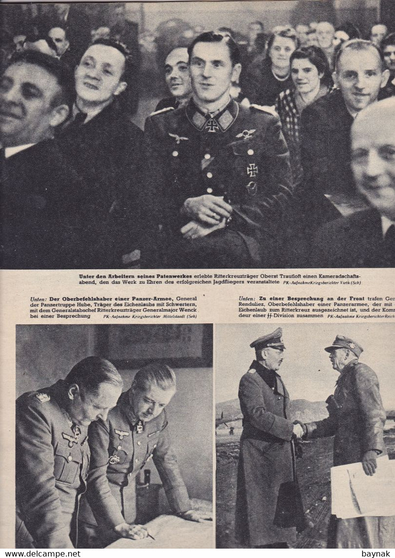 THIRD REICH  -  ,,  DIE WOCHE ..  --  Nr. 7  --  16. FEBRUAR 1944  --  REVUE ALLEMANDE, DEUTSCH, GERMANY  --  22 PAGES - Allemand