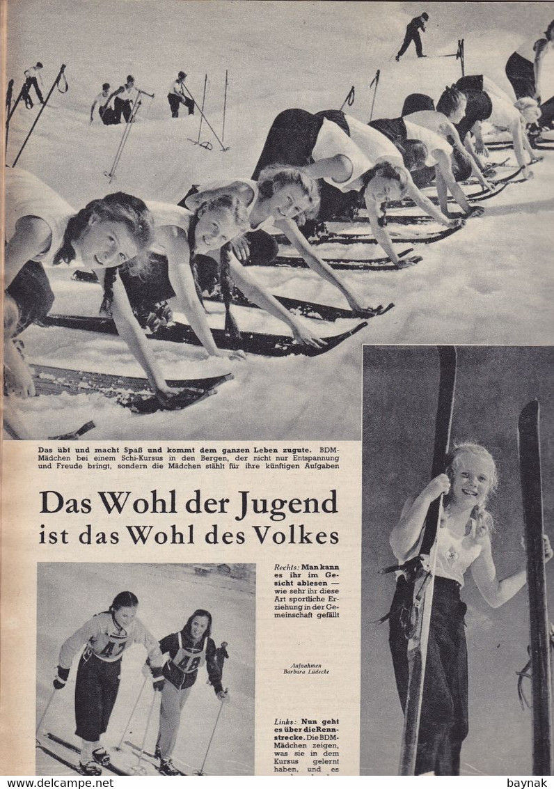 THIRD REICH  -  ,,  DIE WOCHE ..  --  Nr. 7  --  16. FEBRUAR 1944  --  REVUE ALLEMANDE, DEUTSCH, GERMANY  --  22 PAGES - Deutsch