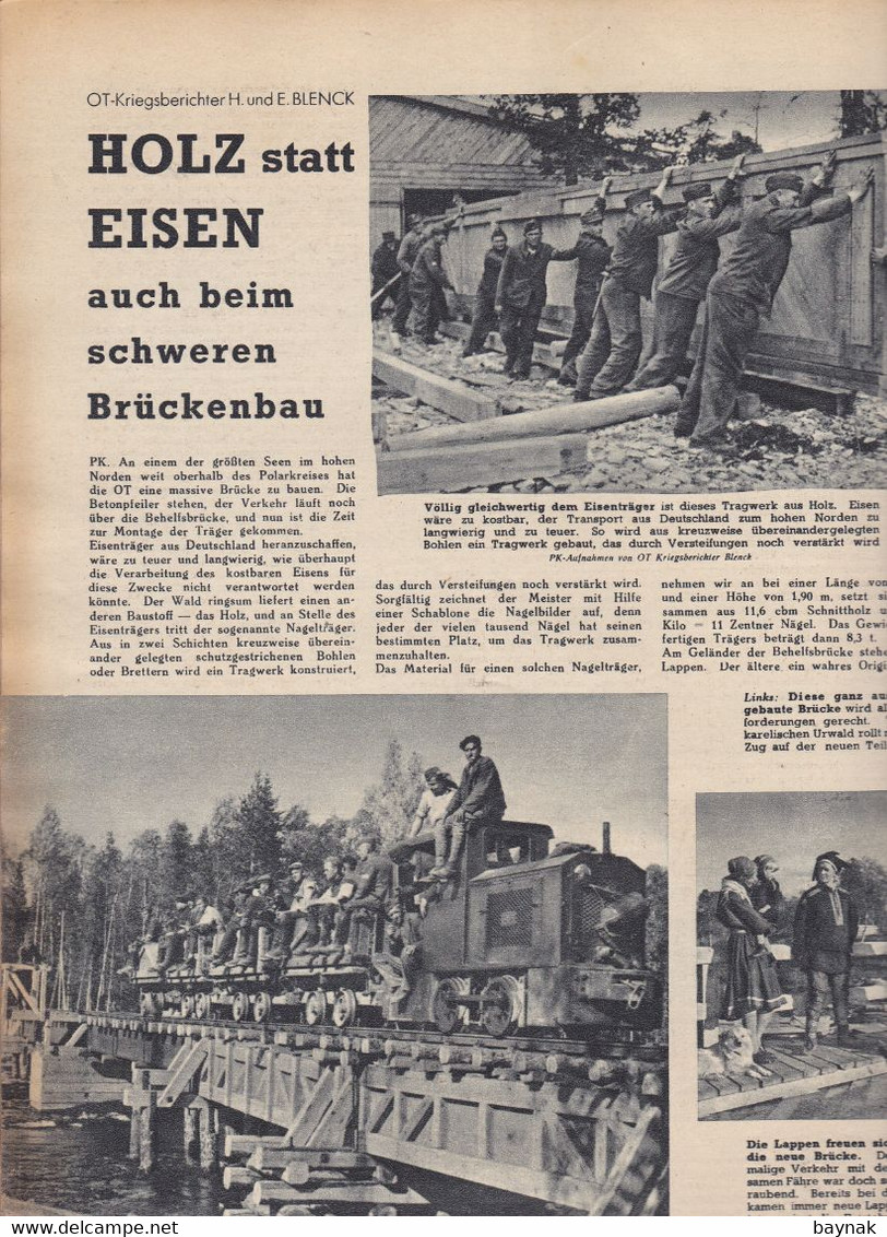 THIRD REICH  -  ,,  DIE WOCHE ..  --  Nr. 18  --  3. MAI 1944  --  REVUE ALLEMANDE, DEUTSCH, GERMANY  --  22 PAGES - Allemand