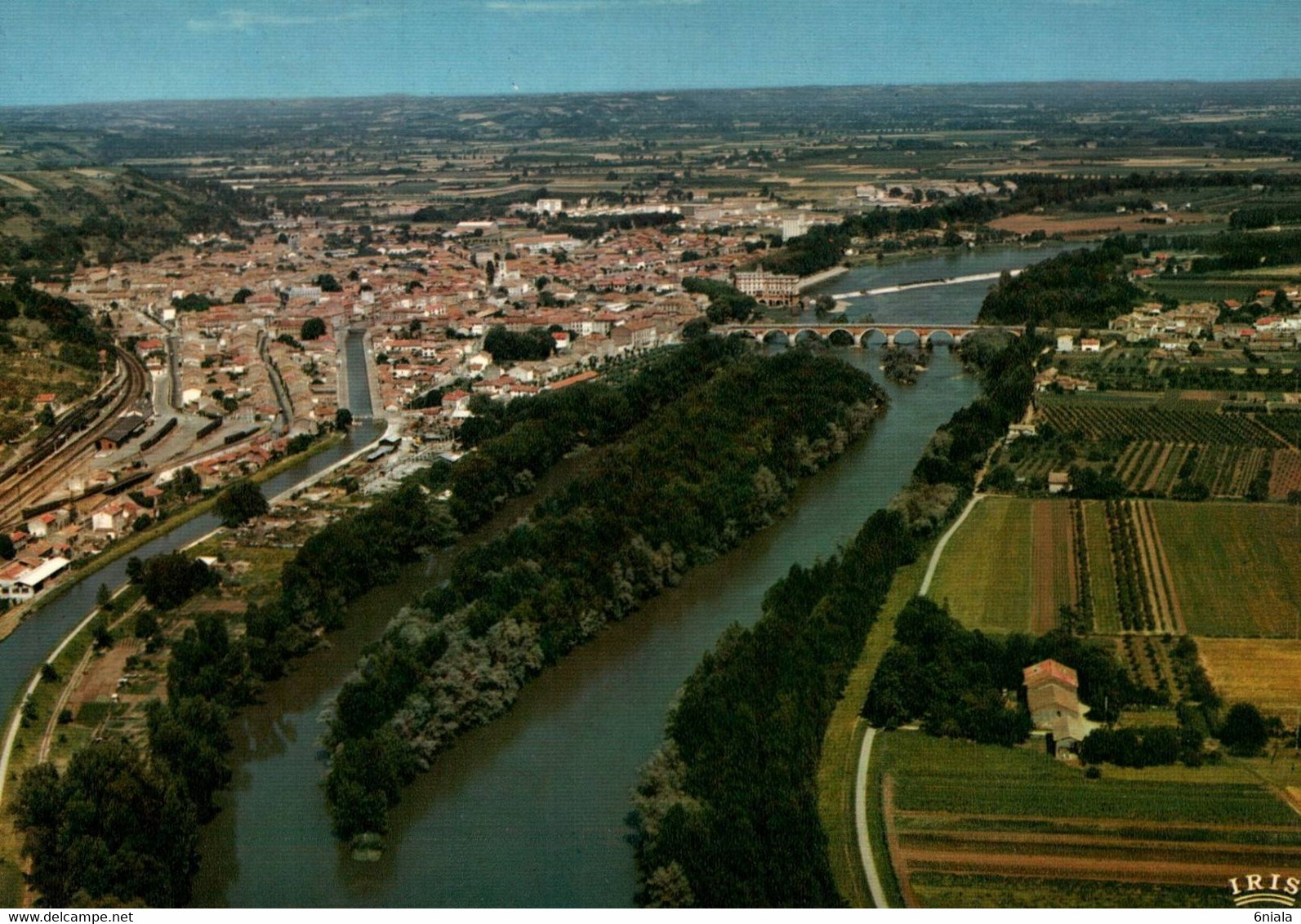 5588 Carte Postale MOISSAC Vue Générale Aérienne            (scan Recto Verso)   82 Tarn Et Garonne - Moissac