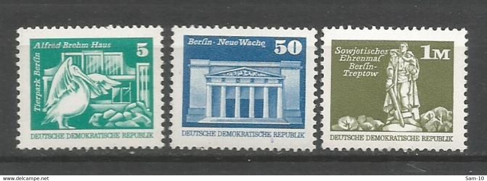 Timbre Allemagne Orientale Neuf ** N 1627 / 1629 - Ungebraucht