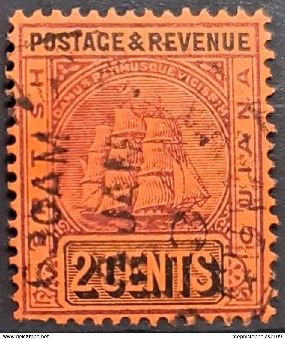 BRITISH GUIANA 1889 - Canceled - Sc# 161 - 2c - Guyana Britannica (...-1966)