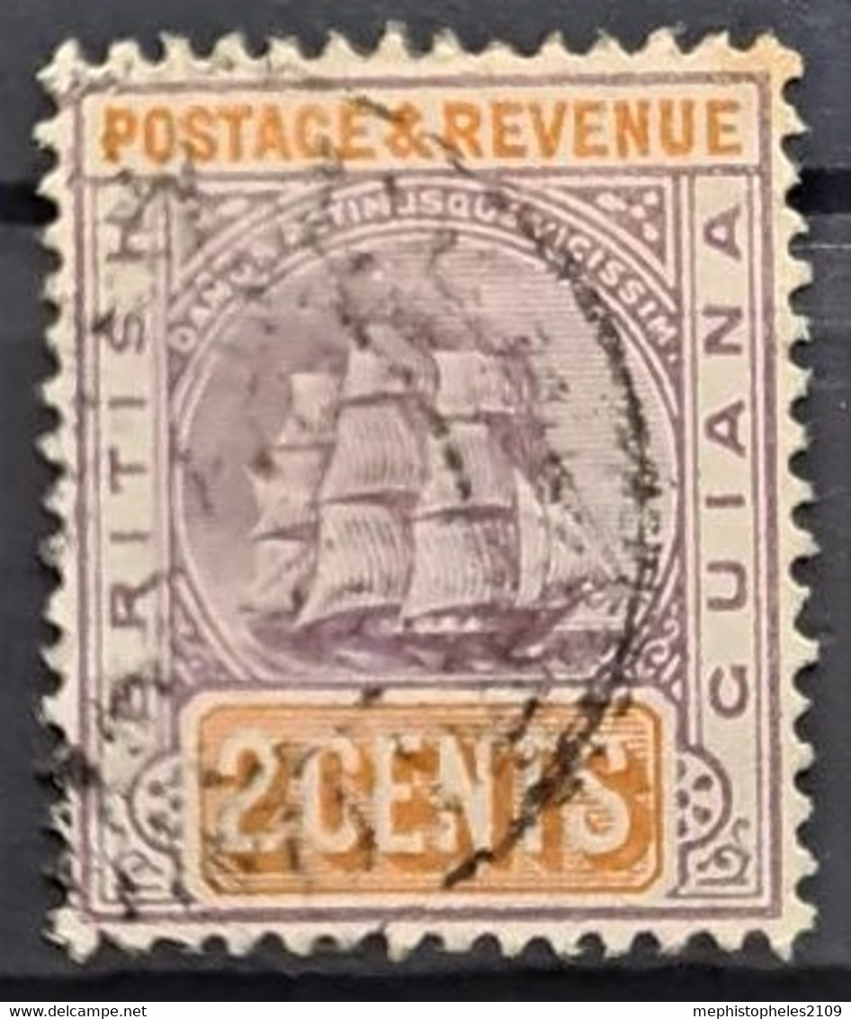 BRITISH GUIANA 1889 - Canceled - Sc# 132 - 2c - Brits-Guiana (...-1966)