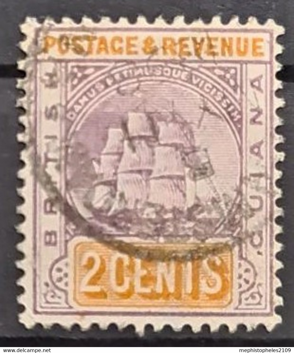 BRITISH GUIANA 1889 - Canceled - Sc# 132 - 2c - Britisch-Guayana (...-1966)