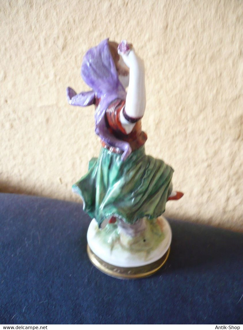 Porzellanfigur - Schönes Tanzendes Mädchen  - Älteste Volkstedt Porzellanmanufaktur (874) Preis Reduziert - Sonstige & Ohne Zuordnung